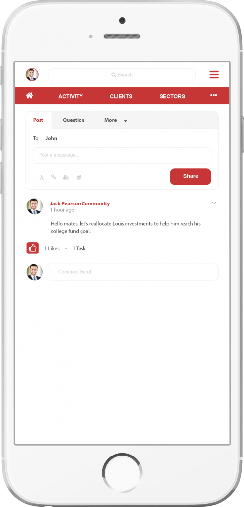 CRM client communication