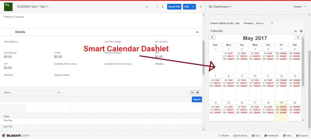 Calendar Customization in SugarCRM