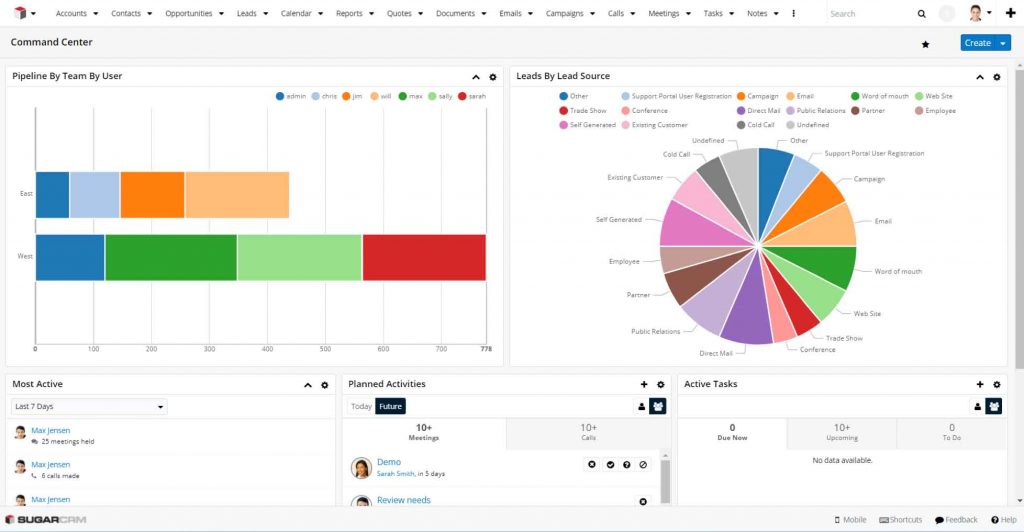 SugarCRM 7.11 Winter ’18 Release