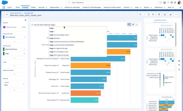 Salesforce Conversational Queries