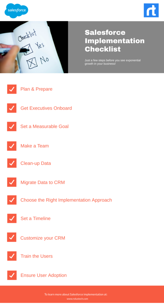 salesforce cloud implementation checklist