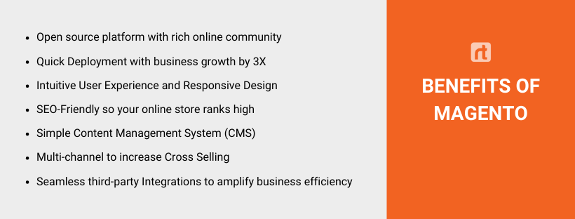 benefits of magento eCommerce platform