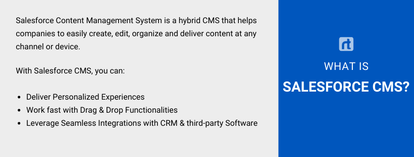 what is salesforce content management system